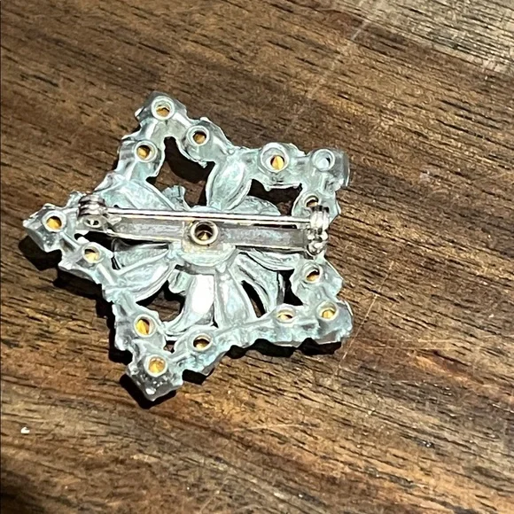 Vintage Star Rhinestone Brooch - Picture 5 of 5